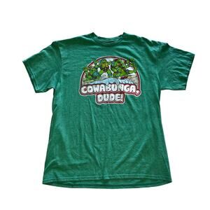 Nickelodeon Teenage Mutant Ninja Turtles Men's LG Cowabonga Dude Graphic T-shirt